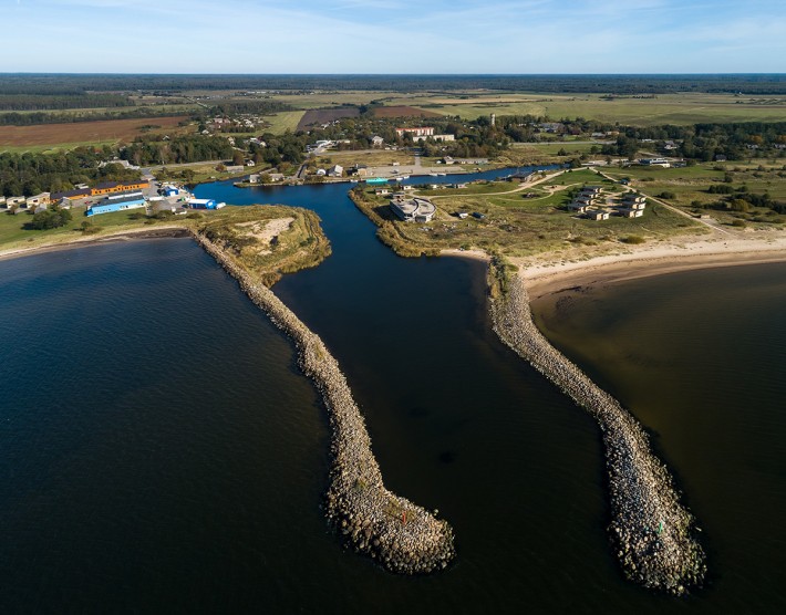 aerofoto, foto no gaida, drona fotogrāfs, baltic pictures, kuivižu osta
